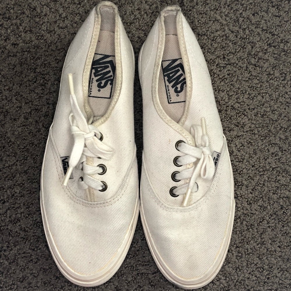 Off white canvas shoes size 8